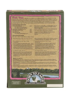 Fruit Tree 6-2-4 Organic Fertilizer Blend, 5lb -Plant Seed Store FRUITTREEMIXSowExoticDTEFertilizerAllNaturalandOrganic 2