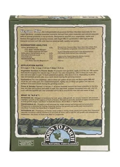 Vegan All Purpose Organic Fertilizer Blend 3-2-2, 5lb -Plant Seed Store VEGANMIXSowExoticDTEFertilizerAllNaturalandOrganic 2