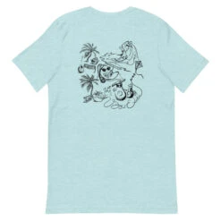 Sow Exotic Summer Beach Party T-Shirt -Plant Seed Store unisex premium t shirt heather prism ice blue back 60bb9593542eb