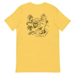 Sow Exotic Summer Beach Party T-Shirt -Plant Seed Store unisex premium t shirt yellow back 60bb95934ff37